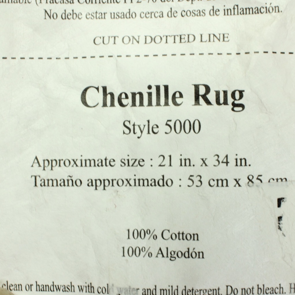 Chenille Rug / Home / Carpet bundle 3pcs - Picture 5 of 8
